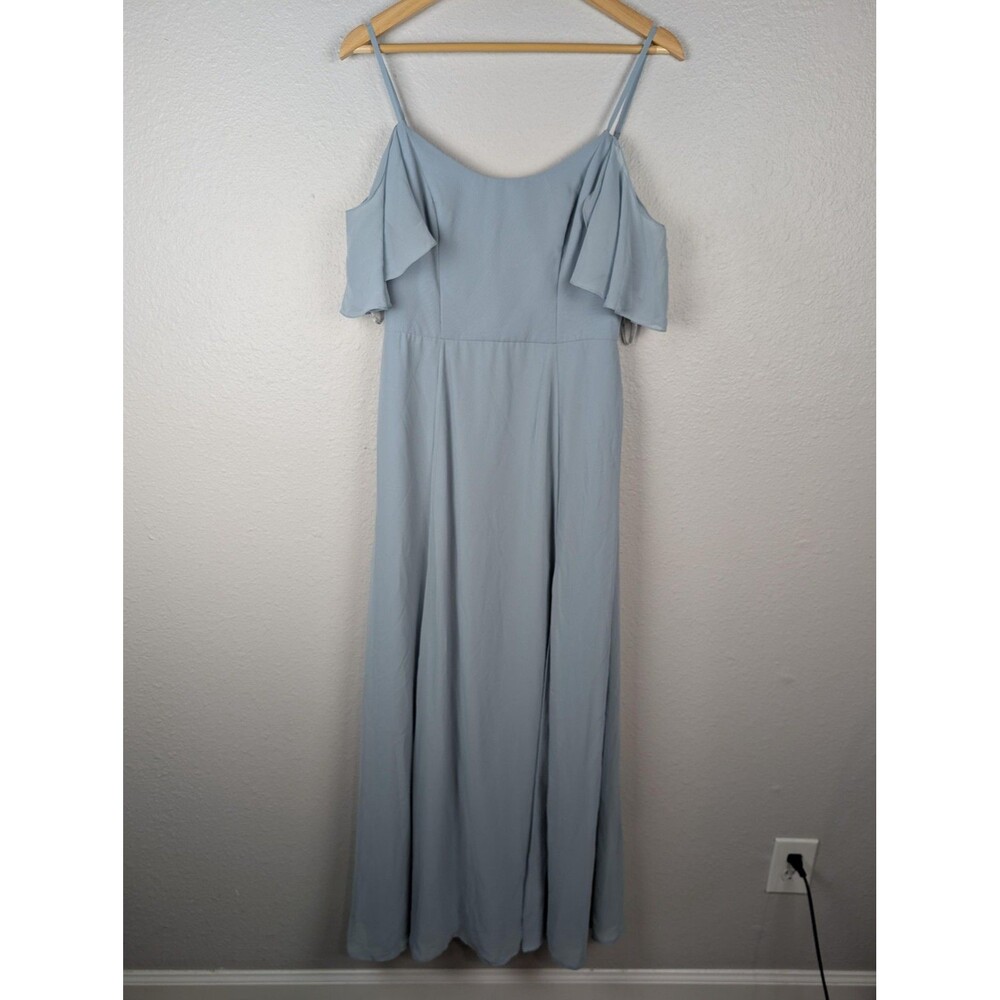 DB Studio Blue Cold Shoulder Maxi Dress Size 6